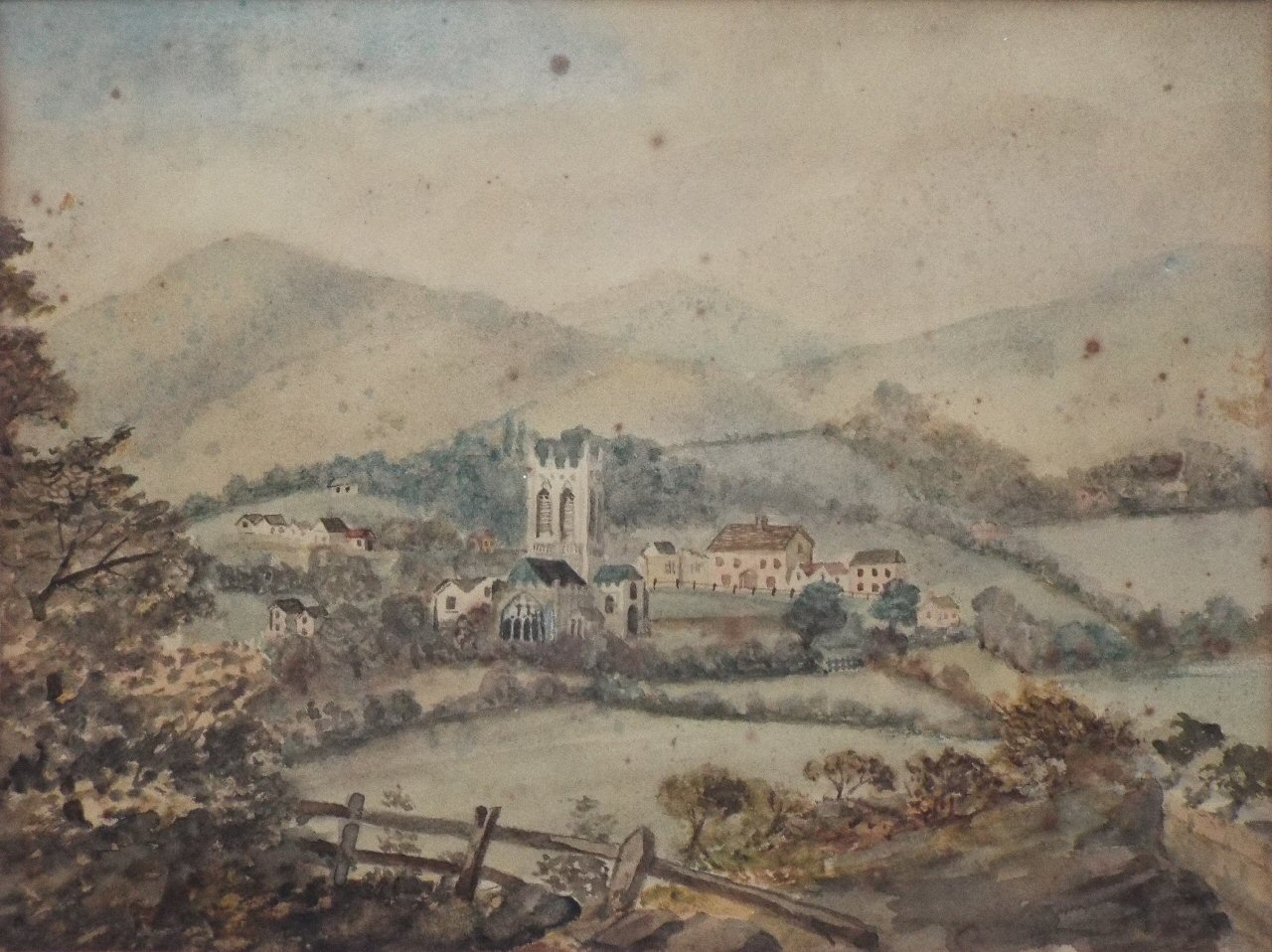 Watercolour - Malvern - c. 1790